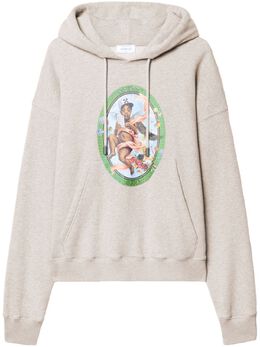 Off-White: Светлая толстовка 