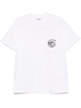 Carhartt WIP: Белая футболка 