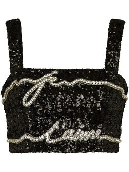 Balmain: Чёрный топ 