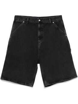 Carhartt WIP: Чёрные шорты 