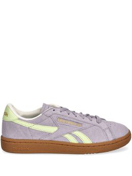 Reebok: Фиолетовые кроссовки  Club C