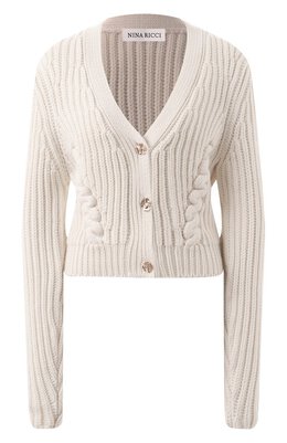 Nina Ricci: Кардиган из шерсти 