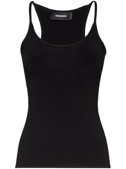 DSQUARED2: Чёрная майка  Tank