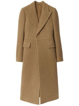 Burberry: Двубортное пальто 