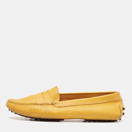 Tod's: Жёлтые мокасины 