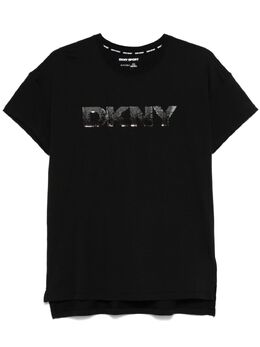 DKNY: Футболка с блёстками 