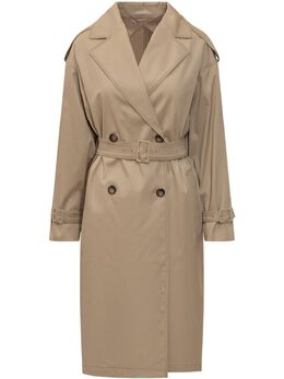 Max Mara: Бежевый плащ 