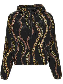 Versace Jeans Couture: Чёрная толстовка 
