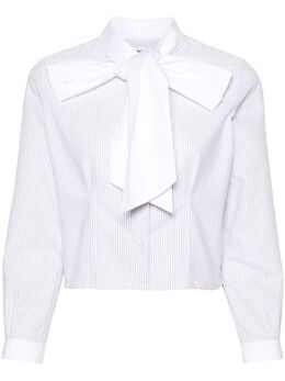 Thom Browne: Блуза с бантом 