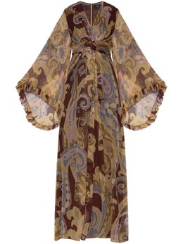 ETRO: Платье с принтом 