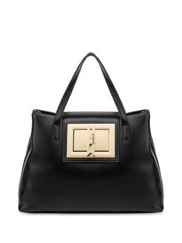 Love Moschino: Чёрная сумка-шоппер 