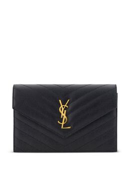 Saint Laurent: Чёрная сумка через плечо 