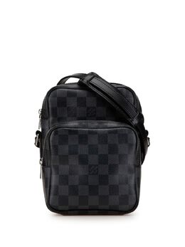 Louis Vuitton Pre-Owned: Чёрная сумка через плечо 