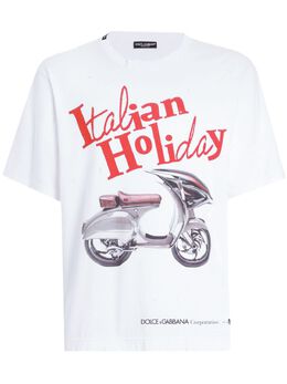 Dolce & Gabbana: Футболка  T с принтом