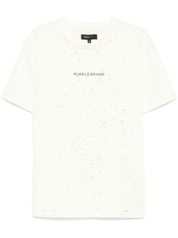 Purple Brand: Рваная футболка 