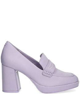 Clarks Originals: Фиолетовые лоферы 