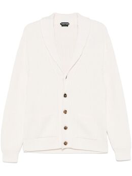 TOM FORD: Белый кардиган 