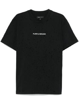 Purple Brand: Рваная футболка 