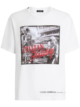 Dolce & Gabbana: Футболка  T с принтом