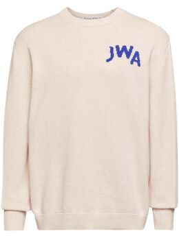 JW Anderson: Белый свитер 