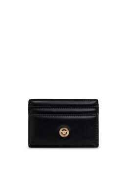 Versace: Чёрный картхолдер  Medusa Biggie
