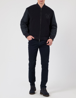 ARMANI EXCHANGE: Сині куртки 