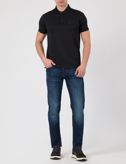 EA7 EMPORIO ARMANI: Чорні поло 