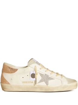 Golden Goose: Бежевые кроссовки  Super Star