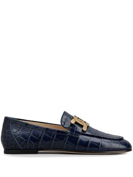 Tod's: Голубые лоферы  Kate
