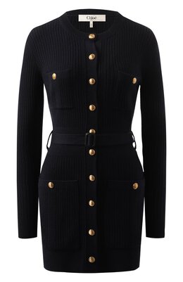 Chloé: Платье из шерсти 