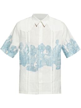 Givenchy: Рубашка с принтом 