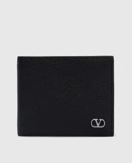 Valentino: Чёрный кошелёк  VLogo Signature