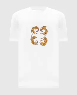 Givenchy: Білі футболки 