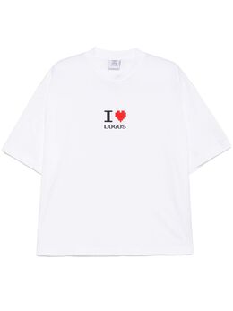 VETEMENTS: Футболка с принтом 