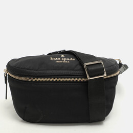 Kate Spade: Чёрная поясная сумка 