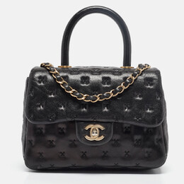 Chanel: Чёрная сумка на руку 