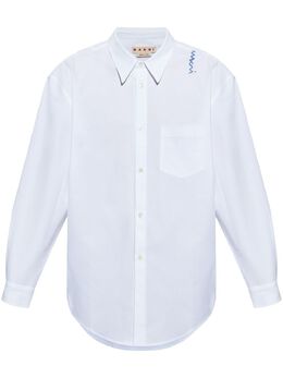 Marni: Хлопковая рубашка 