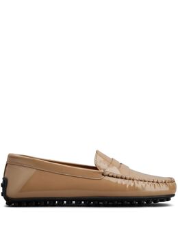 Tod's: Бежевые лоферы 