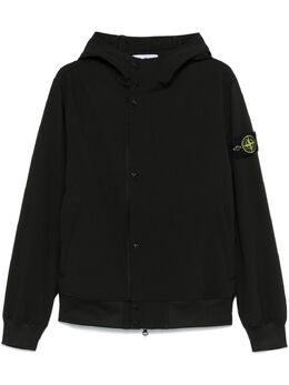Stone Island: Чёрная куртка  Compass