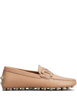 Tod's: Розовые лоферы  Gommino