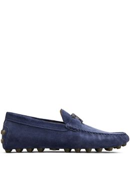 Tod's: Голубые туфли  Gommino
