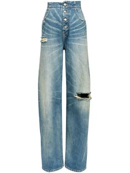 MM6 Maison Margiela: Рваные джинсы 