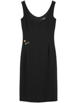 Versace: Платье  Safety Pin миди