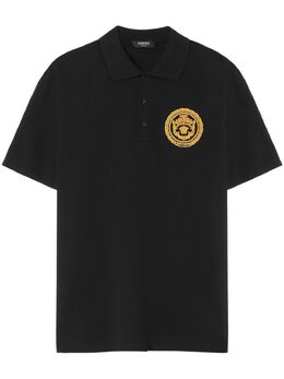 Versace: Чёрное поло 