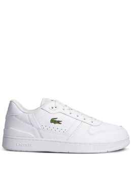 Lacoste: Белые кроссовки  T-clip