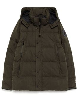 Canada Goose: Зелёный пуховик  Wyndham