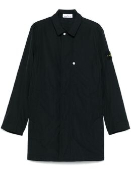 Stone Island: Чёрное пальто  Compass