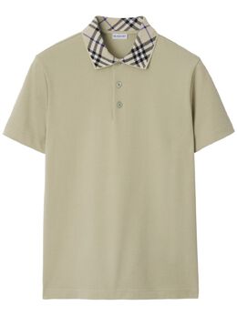 Burberry: Хлопковое поло 