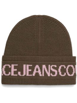 Versace Jeans Couture: Коричневая шапка 