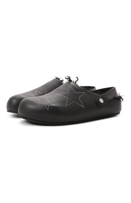 Stella McCartney: Чёрные сабо  Elyse